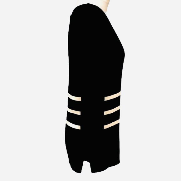 Bianca Nygard beautiful knit pullover top with stripe detail. Women's size S - Picture 3 of 6